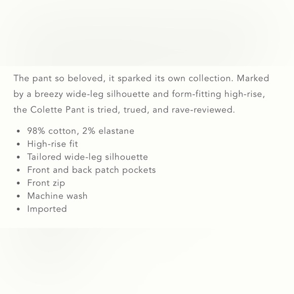 ANTHROPOLOGIE Maeve The Colette Corduroy Printed Wide Leg Pants - Picture 6 of 13